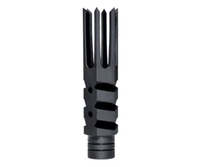 Long Prong Black Color All Steel 1/2x28 TPI Thread Compensator For 5.7x28 - Picture 1 of 7