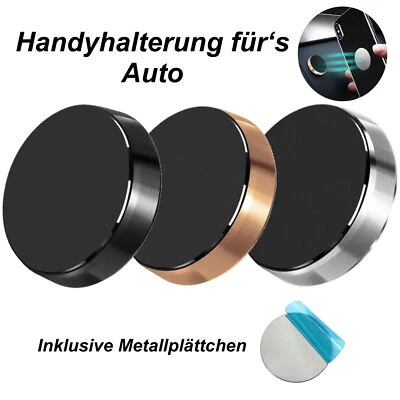 2x Handyhalterung Auto Magnet Armaturenbrett Universal Smartphone Halter Rund  - Bild 1 von 4