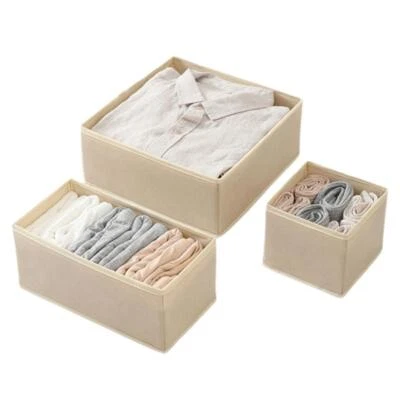 Folding Drawer Organizer Clothes Box T-shirt Jeans Leggings Closet Storage  - Image 1 of 4