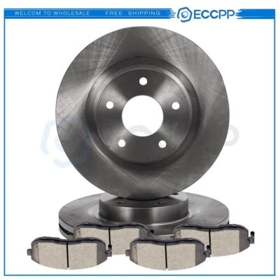 Front Brake Pads And Rotors For 2007 2008 2009 2010-2013 Nissan Altima 2.5L 3.5L - Image 1 of 4