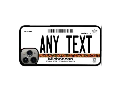 MICHOACAN PHONE CASE/ PROTECTORES PERSONALIZADOS MICHOACAN / CASOS CELULAR MICH - Imagem 1 de 4