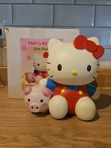 Sanrio Hello Kitty Coin Bank 2010 8" Piggy Malaysia Parkson - Picture 1 of 12