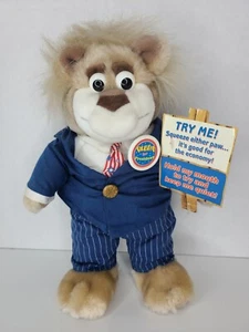 1999 Bubba for President Talking Plush Bear America Red white blue Working 13" - Picture 1 of 10