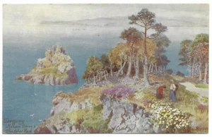 Torquay Ilsham Drive & Thatcher Rock by H B Wimbush, unused c1910 - Tuck - Picture 1 of 2