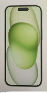 Boite vide d'origine Apple iPhone 15 verte (sans accessoires / sans manuel) - Photo 1 sur 3