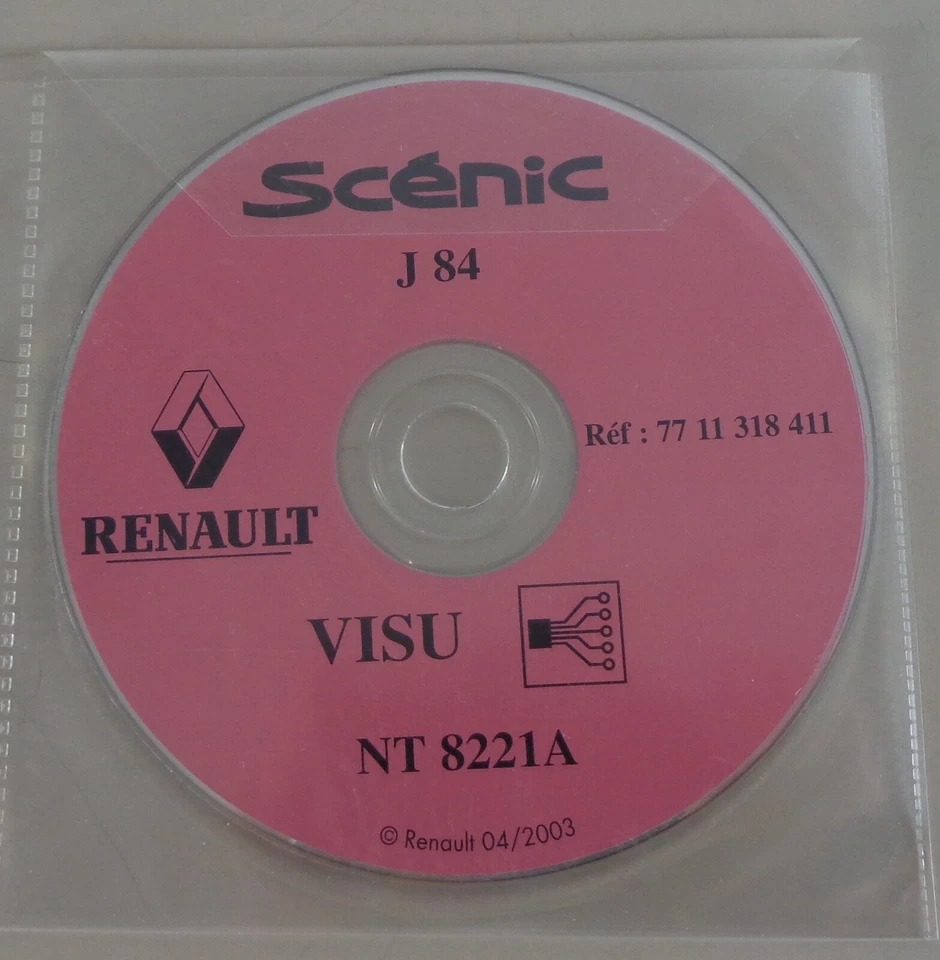 Eléctrico Diagramas de Cableado De CD Renault Scenic J84 De 04/2003 - Imagen 1 de 1