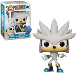 Funko POP! Figura Sonic The Hedgehog Silver The Hedgehog (GW) 9 cm - Imagen 1 de 1