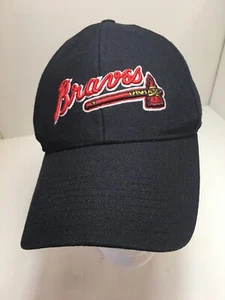 Trucker Hat Baseball Cap ATLANTA BRAVES VERY LIGHT STAIN GOOD CONDITION - Picture 1 of 8
