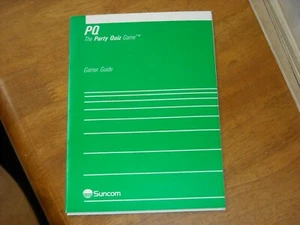 Suncom PQ The Party Quiz Manuale Gioco Vintage 1984 Senza Software - Foto 1 di 2