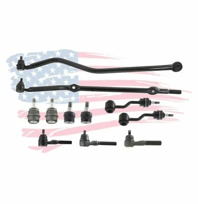 11 New Pc Suspension Kit for Jeep Grand Cherokee 1996-1998 Tie Rods Ball Joints - Image 1 of 4