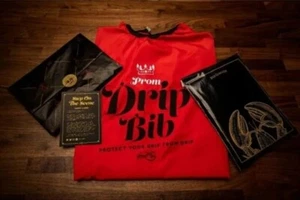 Rare Red Lobster Prom Drip Bib Limited Edition 250 Made (Sold Out) NO RESERVE   - Bild 1 von 1
