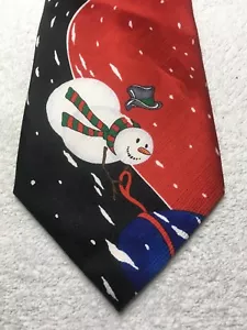 CORBATA NAVIDAD HOMBRE MUÑECOS DE NIEVE 4 X 60 NUEVA SIN ETIQUETAS - Imagen 1 de 4