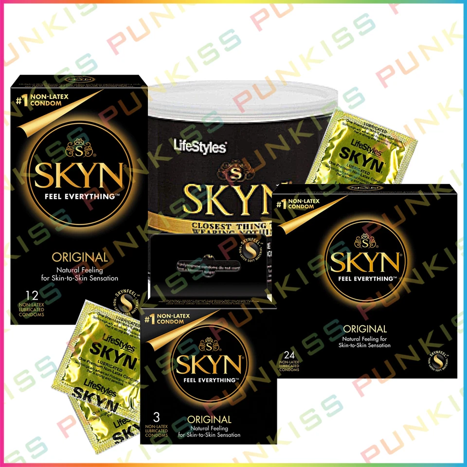LifeStyles SKYN Lubricated Non-Latex Condoms💋Premium Ultra Thin Natural Feel - Image 1 of 1