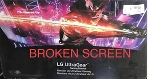 ⚡️LG 34GK950F-B 34"UltraWide QHD Curved LED FreeSync Monitor‼️BROKEN FOR PARTS‼️ - Picture 1 of 3