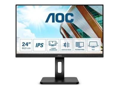 AOC 24P2Q - 24 Inch FHD Monitor, 75Hz, 4ms, IPS, Height Adjust "Brand New" - Image 1 of 4