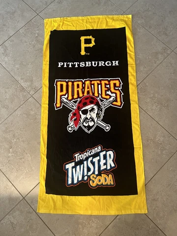 Pittsburgh Pirates Beach Towel - Black/Gold BS3 Cover