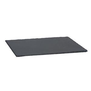 Rectangle Slate Serving Platter Rustic Dining Table Setting 40 x 30cm Grey