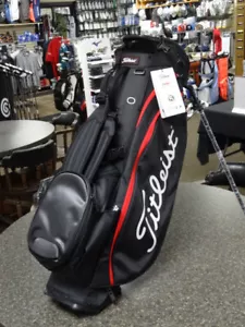 Titleist Players 5 Stand Bag Black/Black/Red TB23SX8-006 2128 - Picture 1 of 4