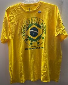 Fifa World Cup Brasil Yellow T-Shirt 2XL