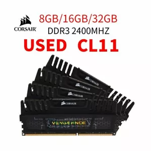 Corsair 32GB 16GB 8GB DDR3 1866MHz 1600MHz 2133MHz 2400MHz 240Pin Memory LOT WU - Picture 1 of 14