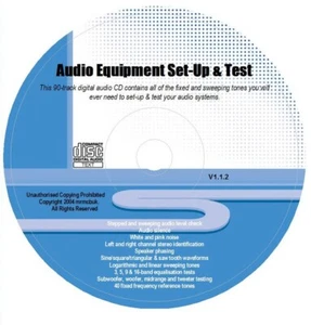 AU Audio Equipment Set-Up & Test Tones CD Speakers Subwoofers & Amps - 90 Tracks - Picture 1 of 5