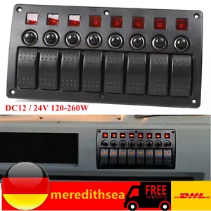 3in1 Schalttafel Sicherung Schalter Schaltpanel Für Marine Auto Boot DC 12V/24V - Bild 1 von 16