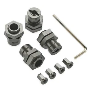 STRC STA31266GM Aluminum Hex Conversion 17mm Gun Metal Wraith / AX10 Deadbolt - Picture 1 of 1