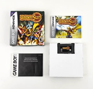 Golden Sun (Nintendo Game Boy Advance/GBA, 2002) ORIGINAL EN CAJA + Manual - Imagen 1 de 14