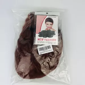 New Fashion Wig Brown With Weaving Cap Cool Mesh Style JY37037, Brown WIG Set - Picture 1 of 5