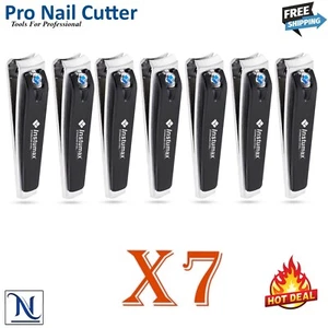 7 PCS Toe Nail Clippers Thick Hard Fingernail Cutter Stainless Steel Toenail NA - Picture 1 of 2