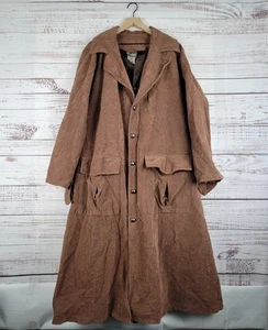 Harry Potter Hagrid Costume -Heavy Brown Velvet Coat W/ Attached Vest Adult 2X - Picture 1 of 20