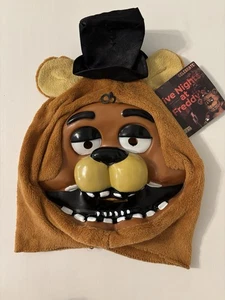 2016 Five Nights at Freddy's Freddy Adult Mask Imagine Fazbear Cloth Vinyl NEW - Picture 1 of 12