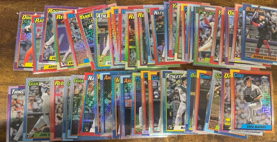Serie Actualización Topps 2025 1990 Topps Béisbol Cromo Plata Paquete Individual Tú eliges Foto 1 de 1