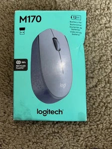 Logitech M170 Wireless Mouse for PC, Mac, Laptop, 2.4 GHz with USB Mini (J) - Zdjęcie 1 z 1