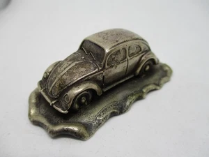 Decorative piece Volkswagen Beetle in silver hallmarked 835 - Picture 1 of 8