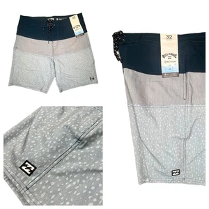 Billabong Board Shorts Para Hombres Talla 32 Tribong LT Bañador Surf Azul ELASTIZADO HAB - Imagen 1 de 9