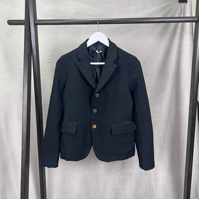 Chaqueta de sarga encogida para mujer Comme des Garçons - negra - talla S Foto 1 de 4