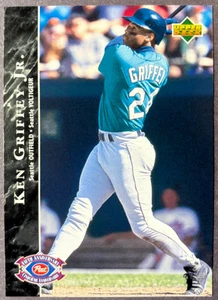 1995-96 Upper Deck Post Fifth Anniversary #1 Ken Griffey Jr. Seattle Mariners - Picture 1 of 2