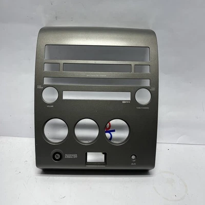 2004-2007 Nissan Titan Radio Panel Audio Climate Control Bezel Trim Unit OEM - Image 1 of 4