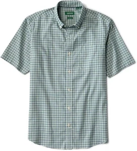 New $98 ORVIS No-Work Wrinkle Free Stretch Plaid Short-Sleeve  Shirt  Men’s M - Picture 1 of 5