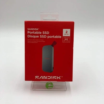 New SanDisk 2 TB Portable SSD SDSSDE30B-2TOO-G25 - Image 1 of 4