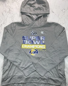 Nike Los Angeles Rams Super Bowl Hoodie Sweatshirt Womens XL NEW NFL - Picture 1 of 5