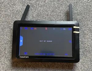 CasaCam VM1000 Wireless Security Touchscreen Monitor Works - Picture 1 of 6