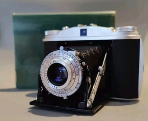 Agfa Isolette II 120mm Camera Agfa Apotar Lens 4.5/85mm, IsoletteGuide Excellent - Picture 1 of 15