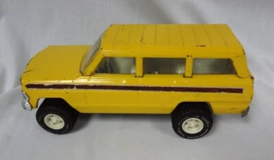 Vintage Tonka Yellow Jeep Cherokee Wagoneer #53078 Toy Truck Steel USA - Image 1 of 4