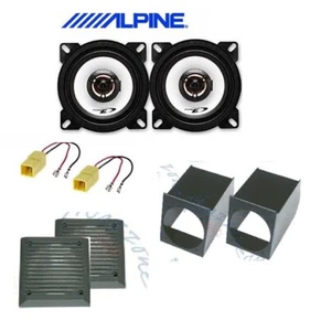 ALPINE SXE-1025S Kit 2 casse FIAT PANDA 1 SERIE >2003 CONN SUPPORTI GRIGIO AUTO - Foto 1 di 5