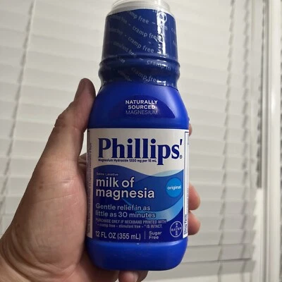 Phillips Milk of Magnesia ORIGINAL 12 oz estreñimiento NUEVO CADUCIDAD 04/2027 Foto 1 de 3
