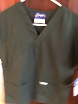 UNIFORMES CREST DAMAS EXFOLIANTE CUELLO EN V TOP UNIFORME DE ENFERMERÍA ESTILO 110 BOSQUE NEGRO XS Foto 1 de 4