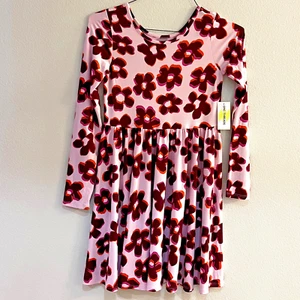 $2.00! - Epic Threads Girls Blurred Floral-Print (L) Large Skater Dress, NWT - Picture 1 of 2