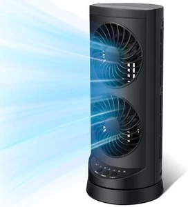 Persönliche Turmventilatoren, die kalte Luft blasen, stehender kleiner Schreibtischventilator mit 3 S - Bild 1 von 7